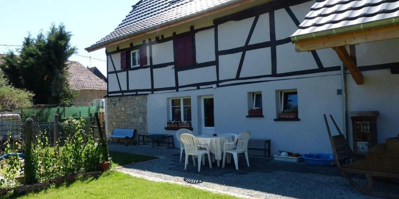 Gite Les Sabots De Paille, Alsace Haut-Rhin Ballesdorf 外观 照片
